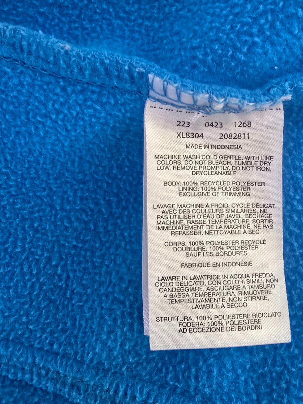 Columbia Women's Blue Fleece Full Zip Jacket Size Small - Picture 5 of 11